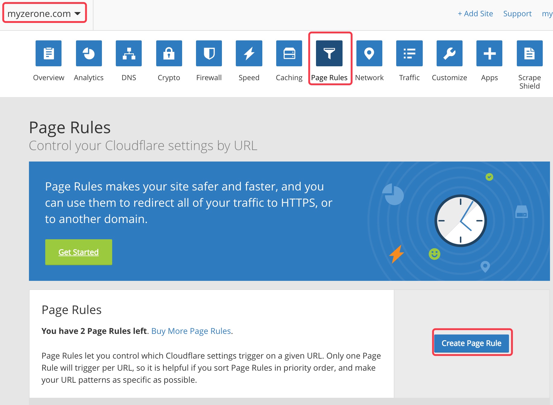 Cloudflare 创建网页跳转规则