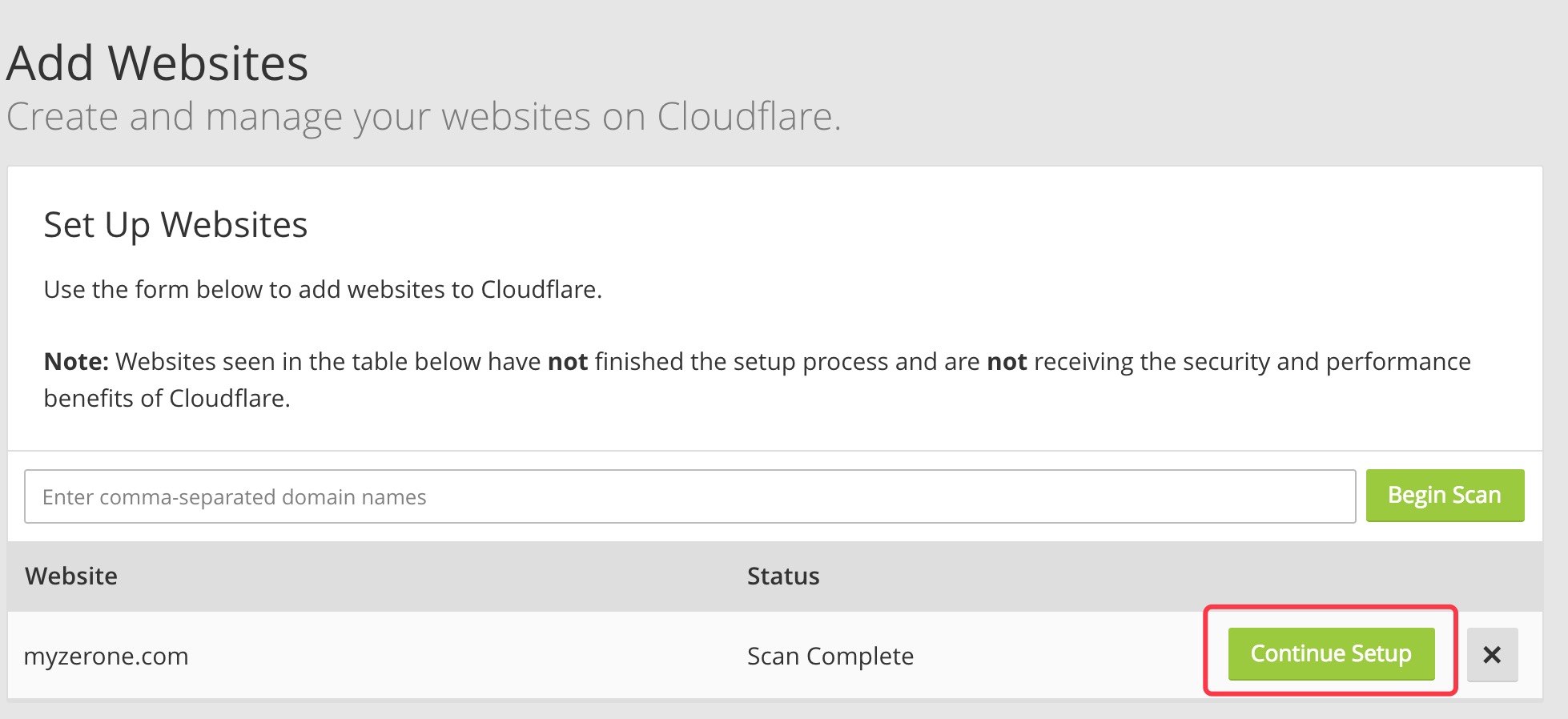 Cloudflare 解析完成